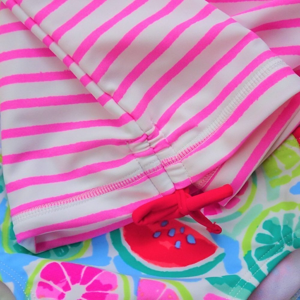 NWT Tommy Bahama Girls Rash Guard Swim Set  2T Watermelon UPF 50+ - Picture 11 of 11